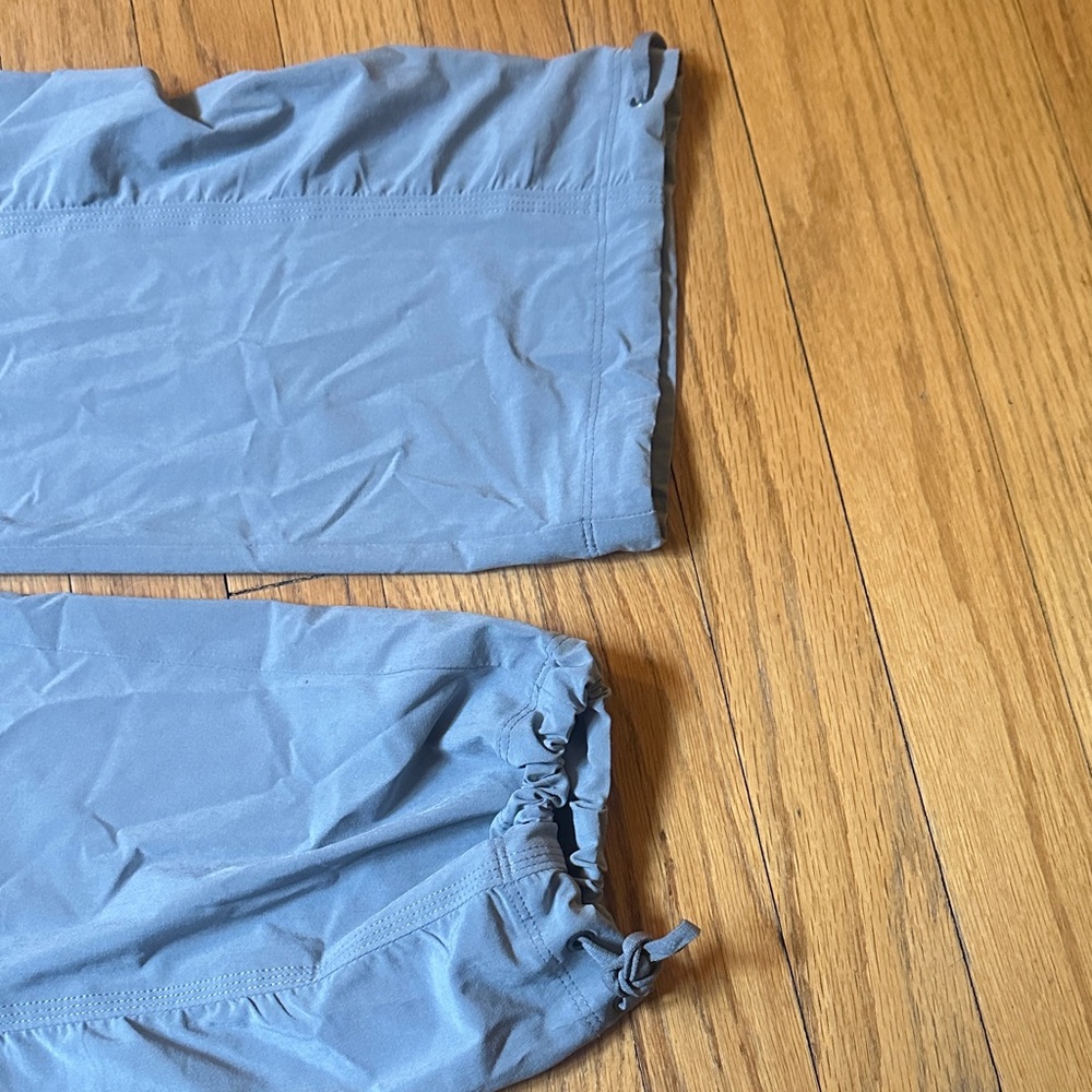 Athleta Lightweight Gray Drawstring Pants Sz 2 - image 4